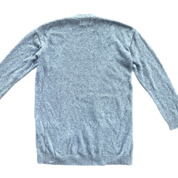 Old Navy Girls Grey Knit Sweater Cardigan Size 10-12 - Picture 3 of 5